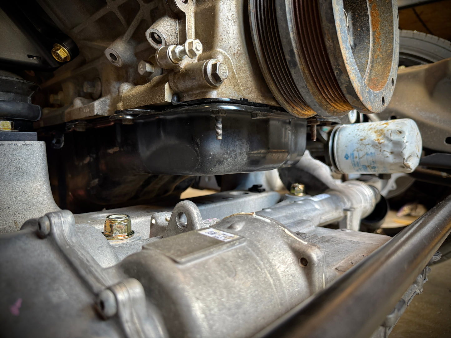 Range Industries Ford Coyote Mod Motor to Crown Vic Engine Mount installed