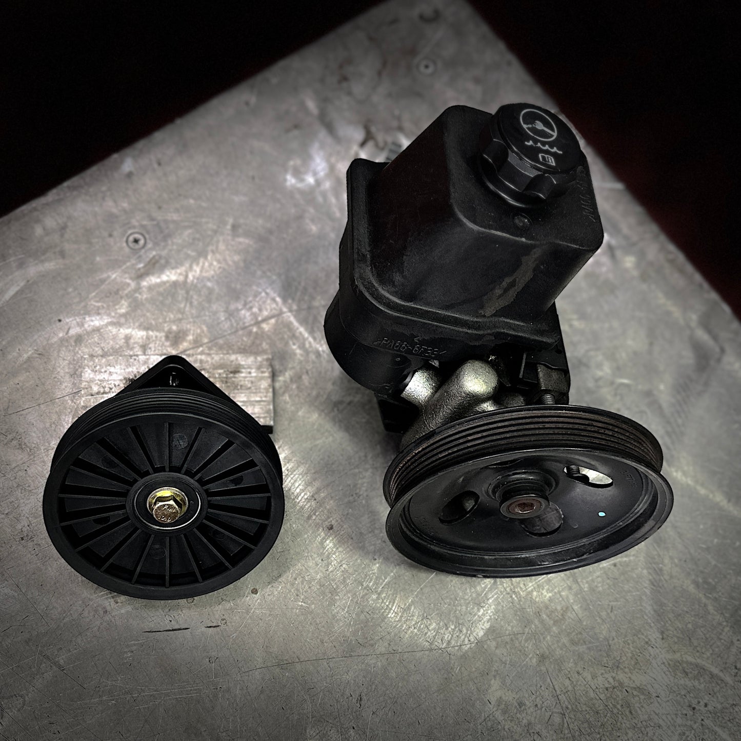 Range Industries GM 4200 Power Steering Pump Delete Kit