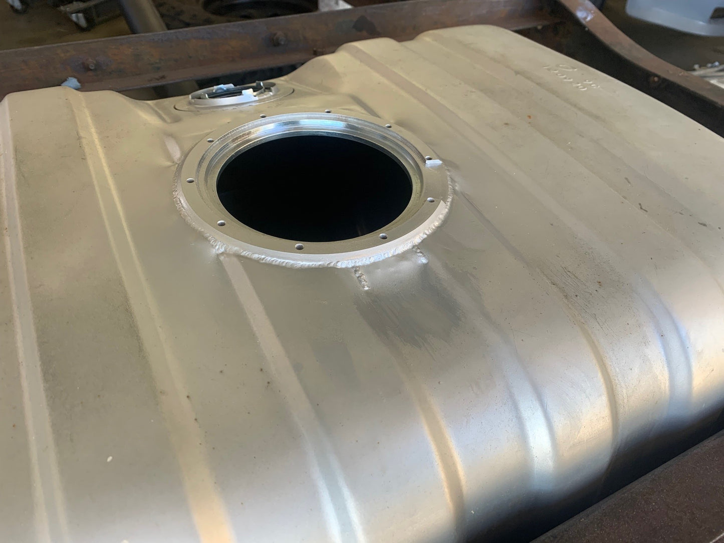 GM Steel Weld-in Fuel Pump Mounting Ring (Large Diameter)