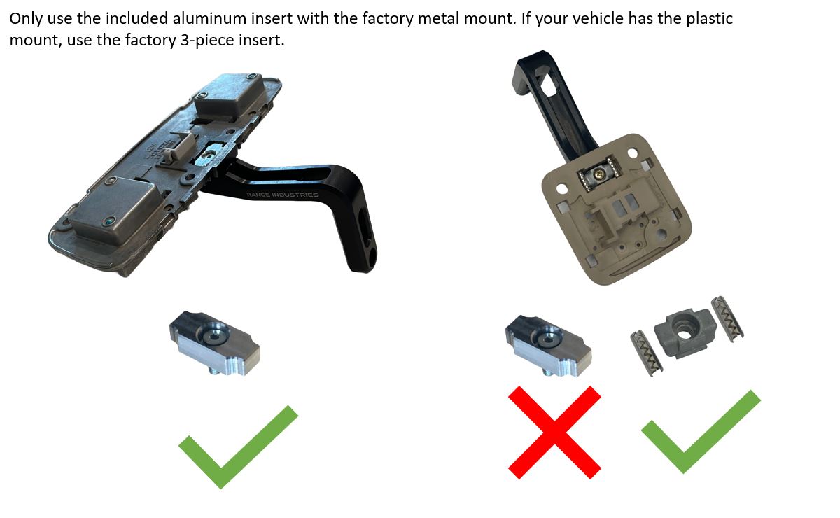 Toyota Rear View Mirror Mount compatible with Wolfbox Mirrors