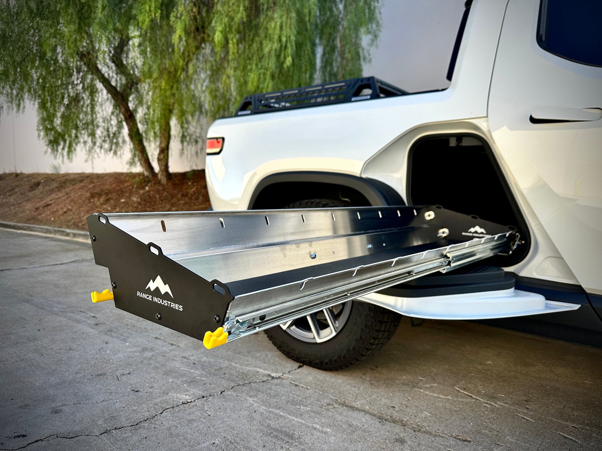 Rivian R1T Gear Tunnel Slide 'LITE' Driver Side