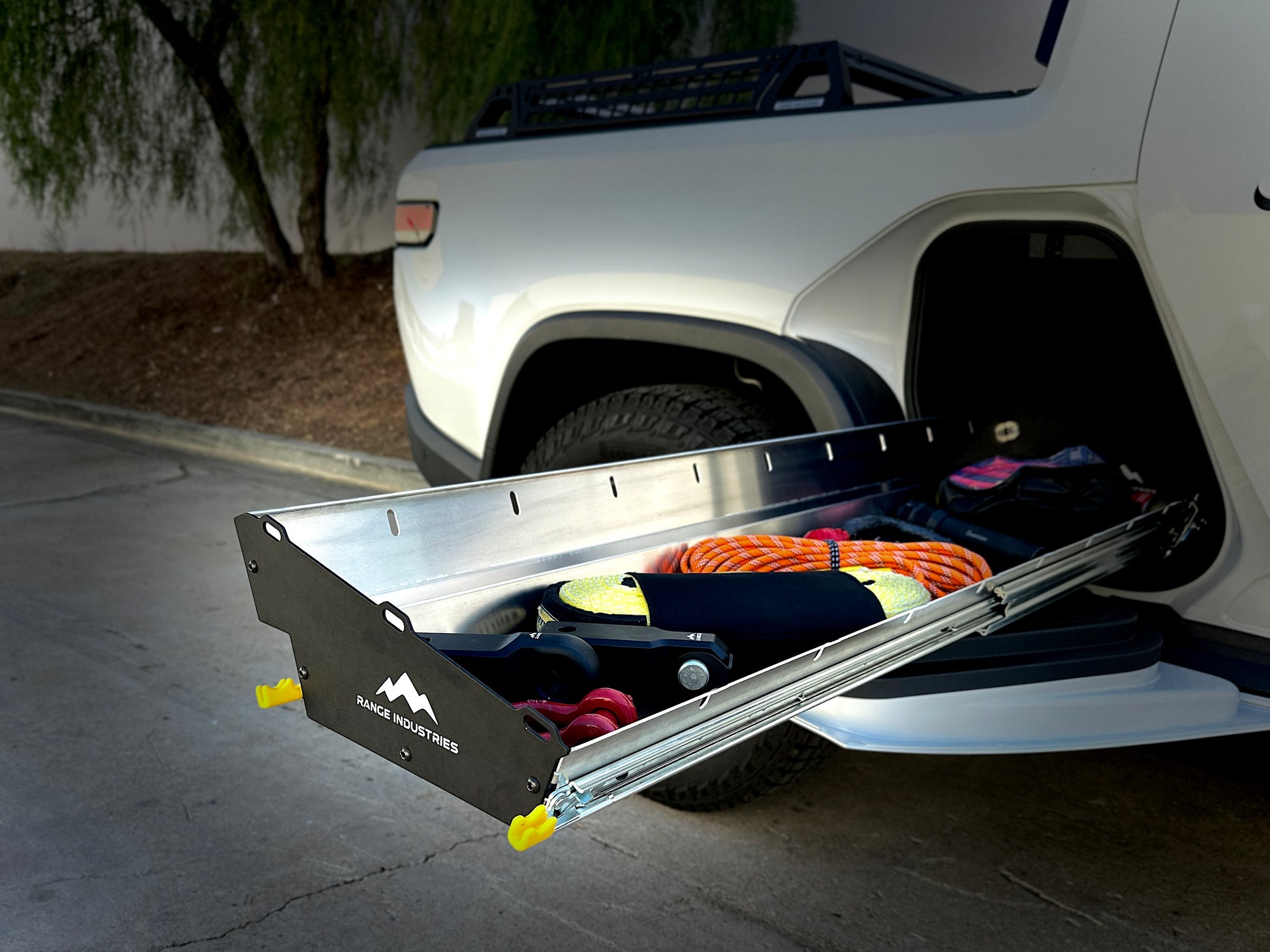 rivian gear Rivian R1T Gear Tunnel Slide 'LITE' – Range Industries