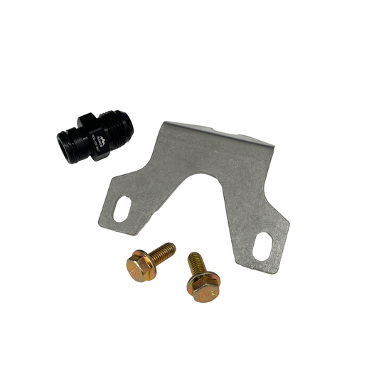 GM 4200 Power steering remote reservoir adapter