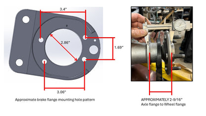 Electronic Parking Brake (EPB) kit 94-04 SN95 Mustang Axle