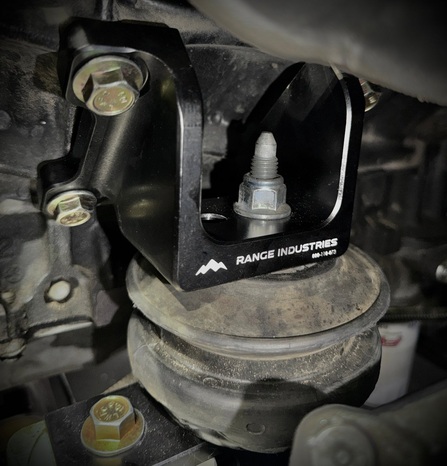 Range Industries Chevy LS to Crown Vic Engine Mounts installed