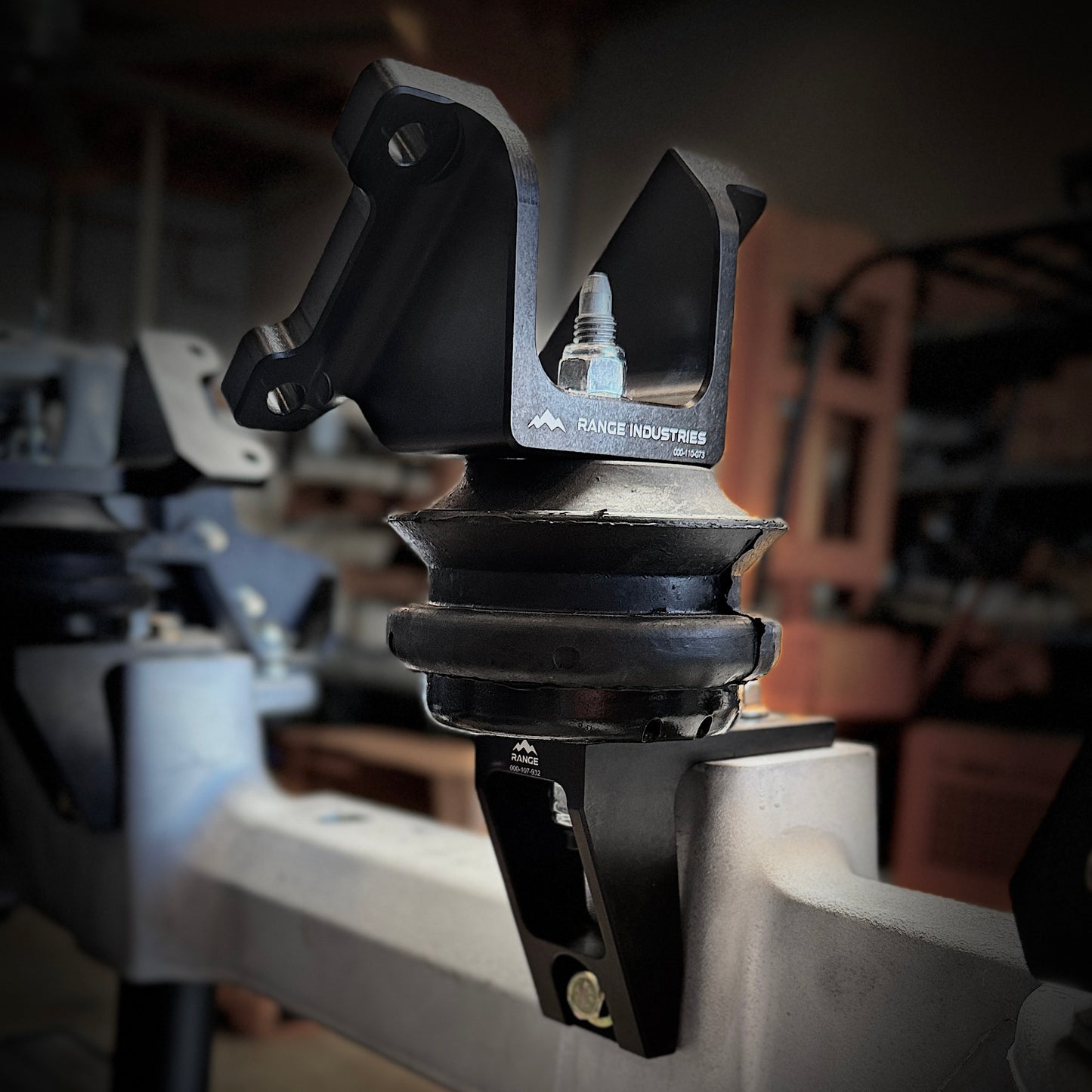 Range Industries Chevy LS to Crown Vic Engine Mounts installed