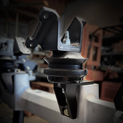 Range Industries Chevy LS to Crown Vic Engine Mounts installed