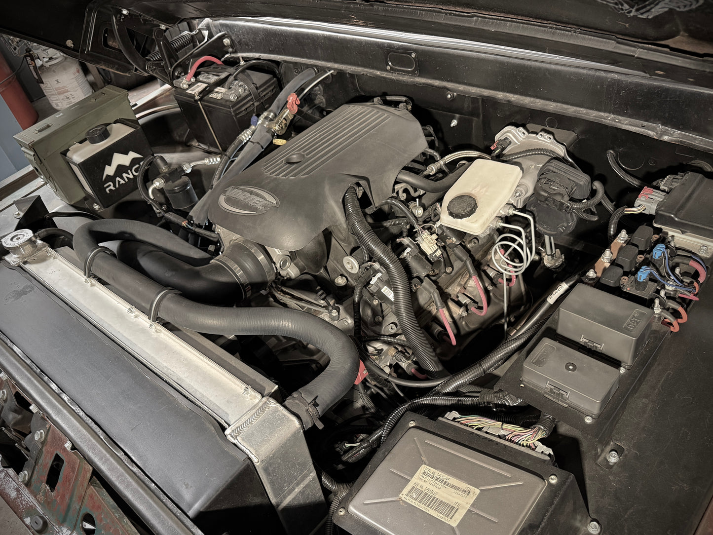 Range Industries Chevy LS to Crown Vic Engine Mounts installed