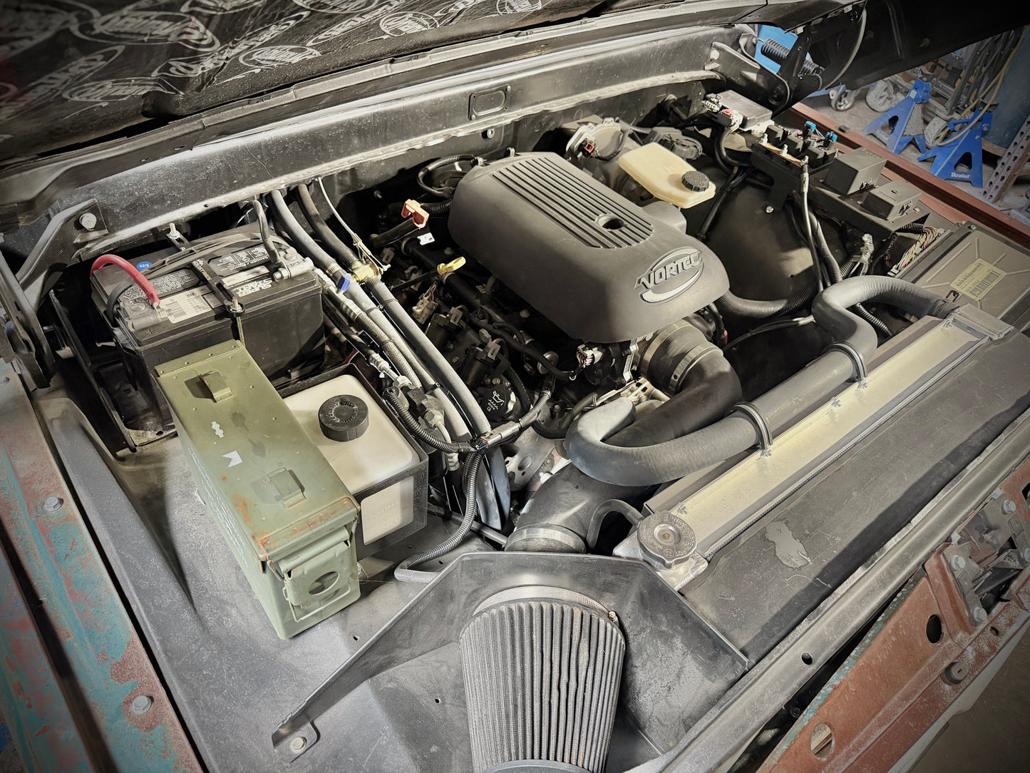Range Industries Chevy LS to Crown Vic Engine Mounts installed