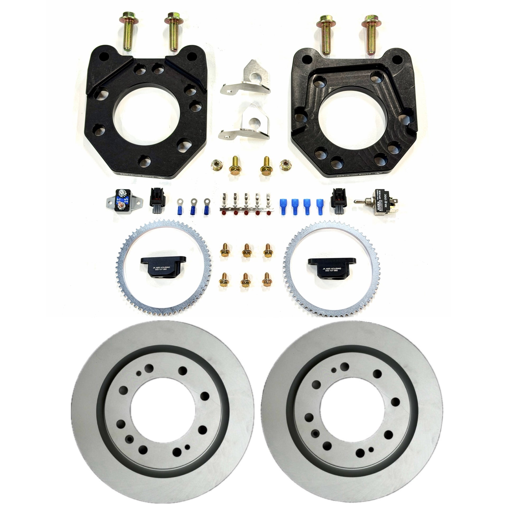 Range Industries Electric Parking Brake (EPB) kit 99-07 GM 14 Bolt (AAM 10.5 & 11.5) V2 ABS Jeep JK