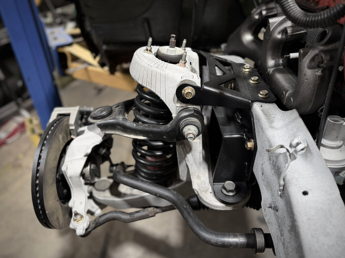 Range Industries 1967–1972 Chevy C10 Crown Victoria Front Suspension Mounting Kit installed