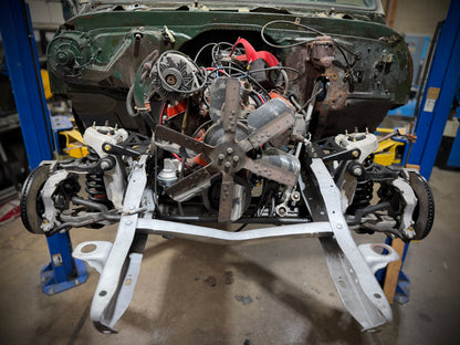 Range Industries 1967–1972 Chevy C10 Crown Victoria Front Suspension Mounting Kit installed