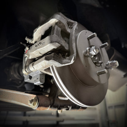 Range Industries 1970-79 240z260z280z rear disc brake kit with Electric Parking Brake Installed 2