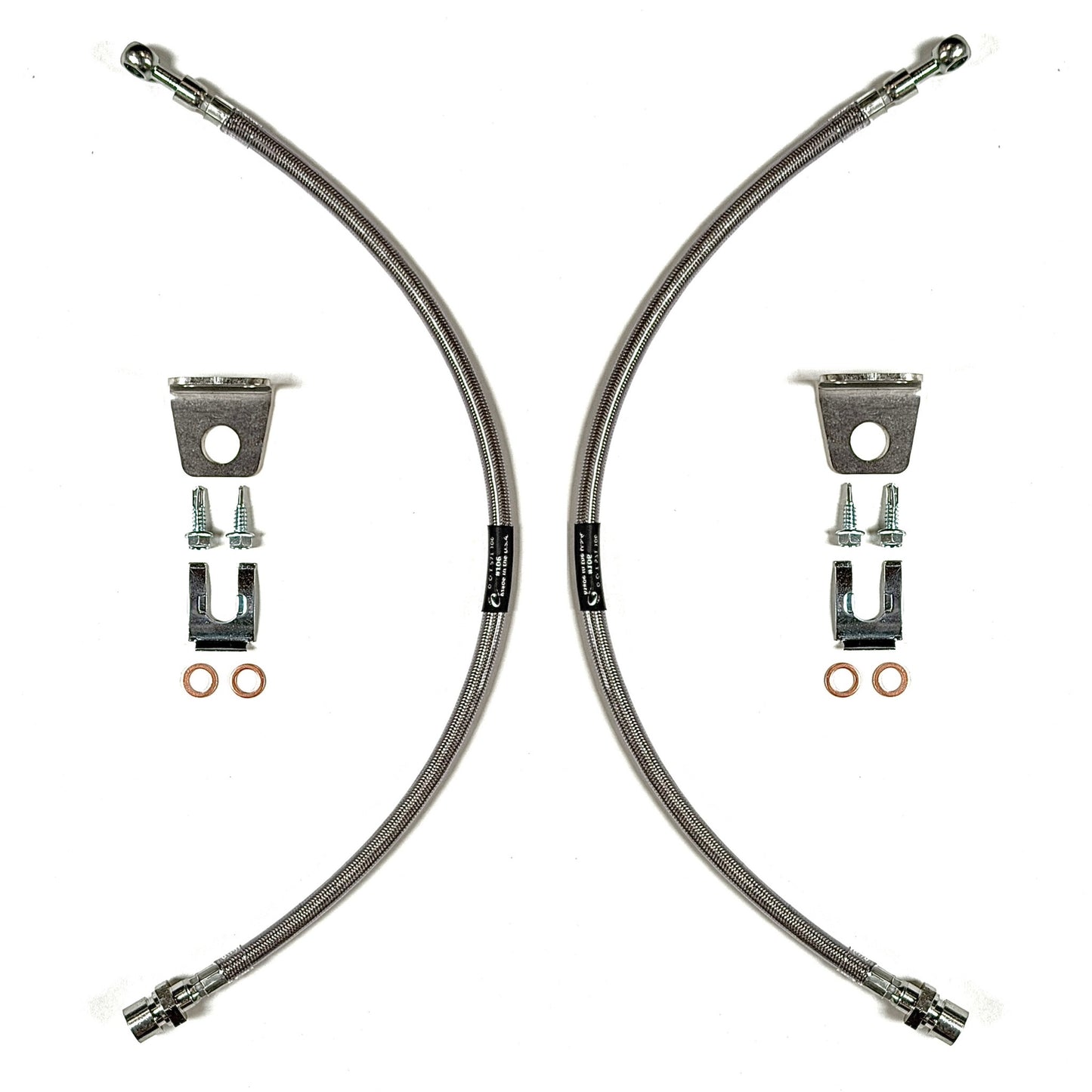 21" Stainless Steel Braided Brake Hoses