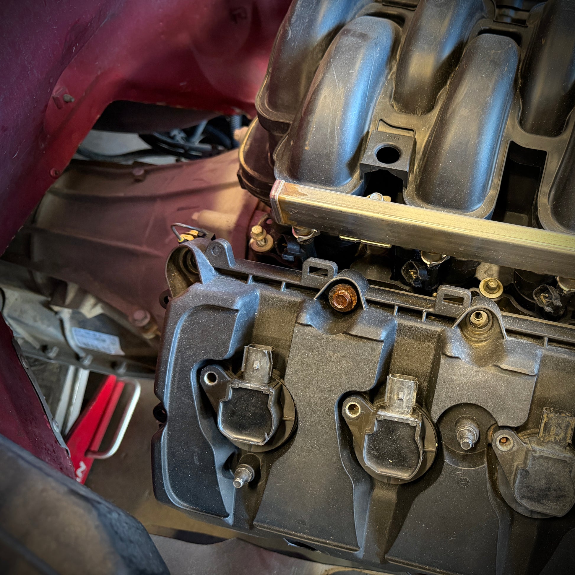 Range Industries Ford Coyote  Mod Motor to Crown Vic Engine Mount installed