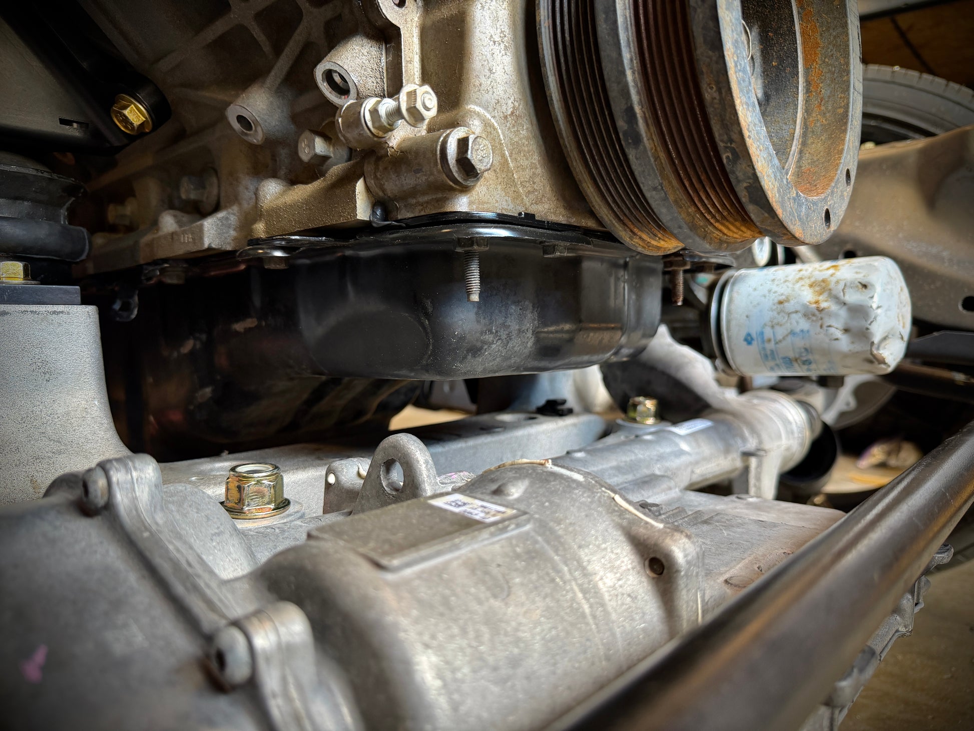 Range Industries Ford Coyote  Mod Motor to Crown Vic Engine Mount installed