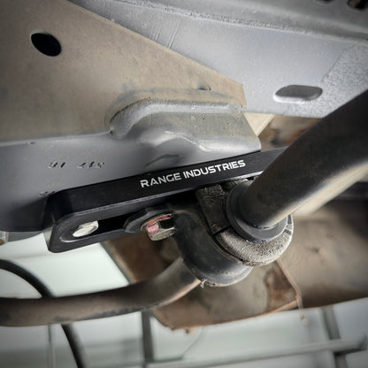 Range Industries S550 Sway Bar Relocation Bracket Installed