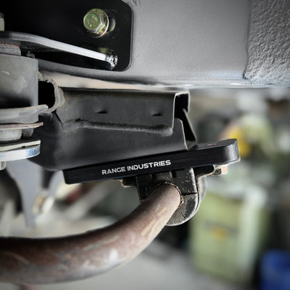 Range Industries S550 Sway Bar Relocation Bracket Installed