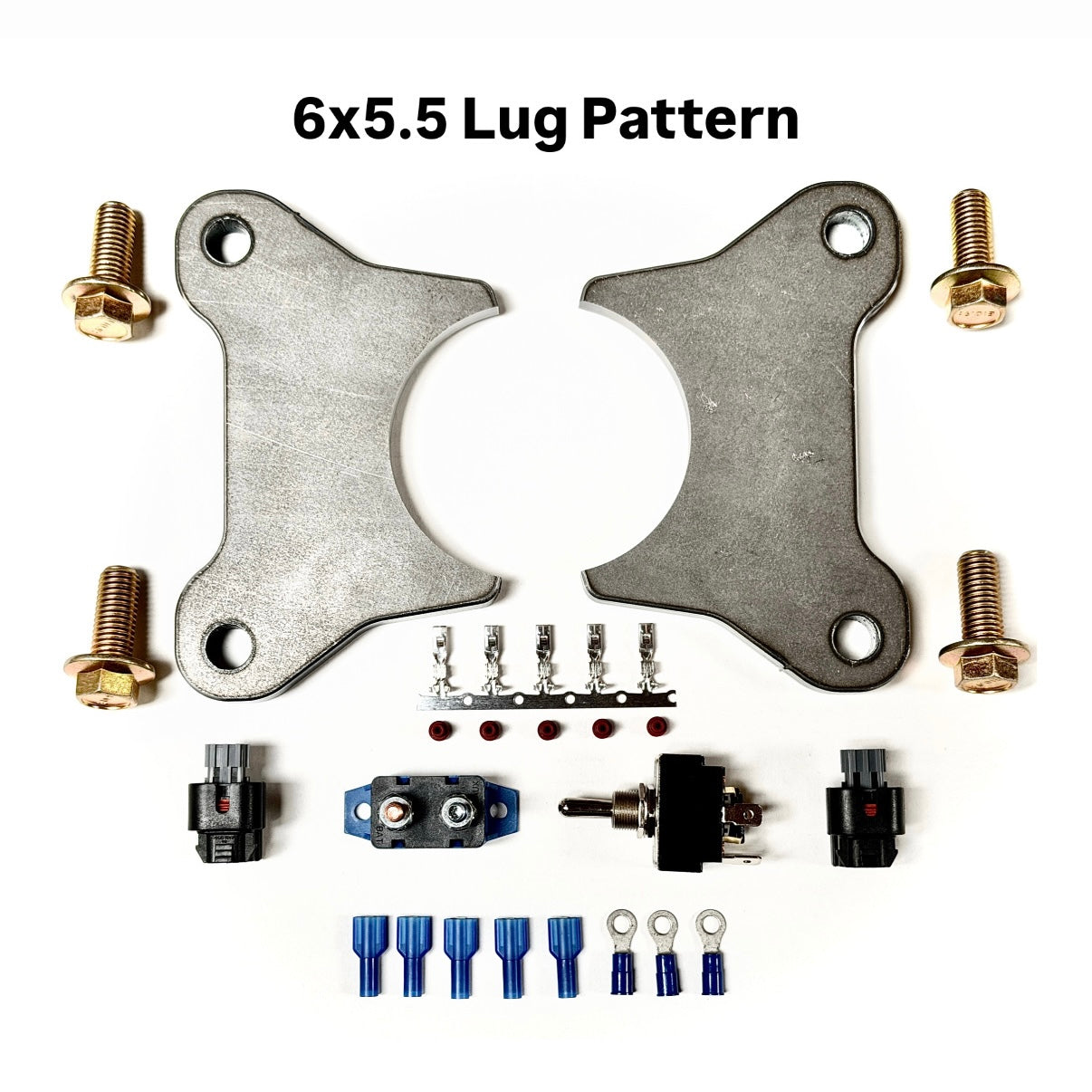 Range Industries Universal Weld-On EPB Bracket Kit - 6x5.5 Lug