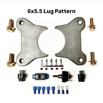 Range Industries Universal Weld-On EPB Bracket Kit - 6x5.5 Lug