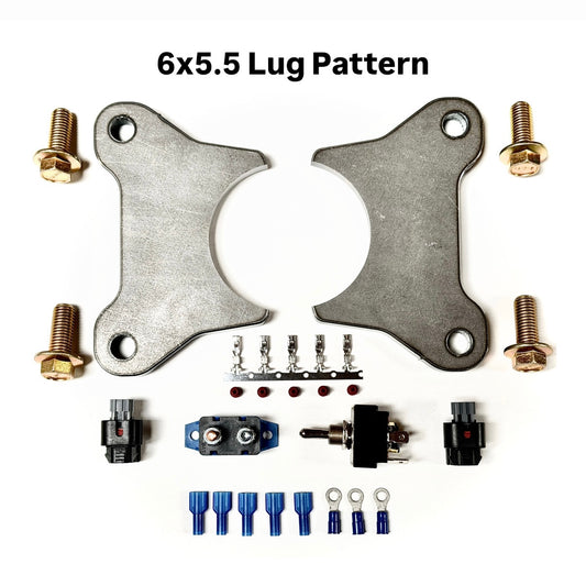 Range Industries Universal Weld-On EPB Bracket Kit - 6x5.5 Lug