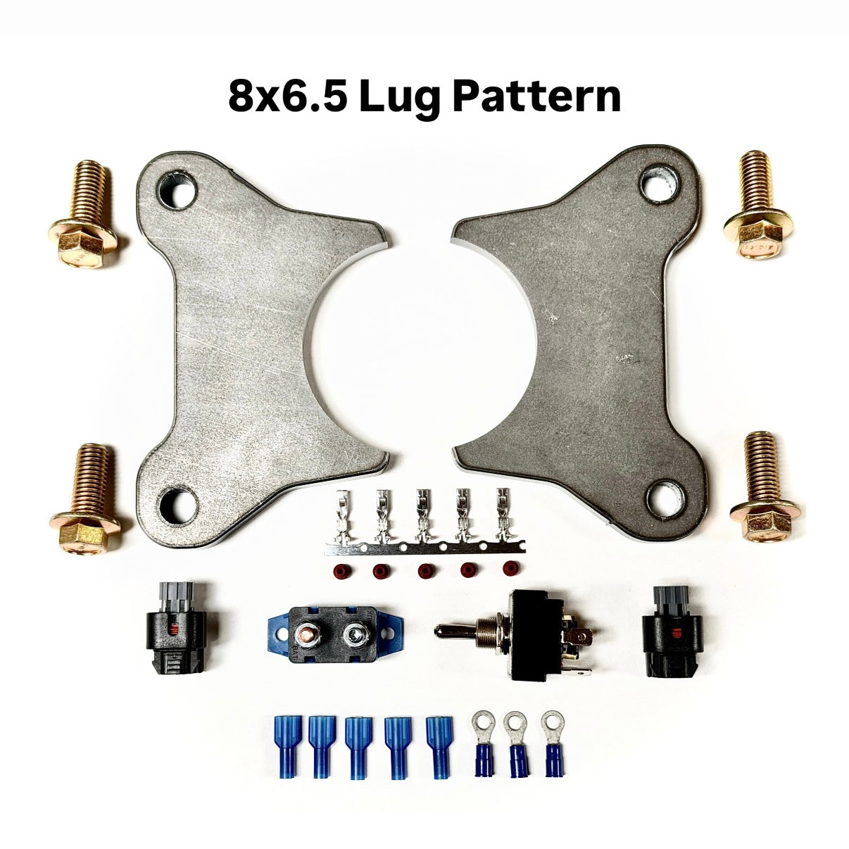 Universal Weld-On EPB Bracket Kit - 8x6.5 Lug