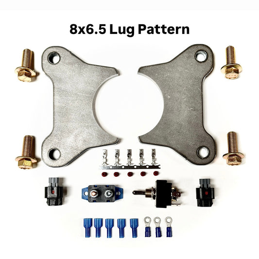 Universal Weld-On EPB Bracket Kit - 8x6.5 Lug