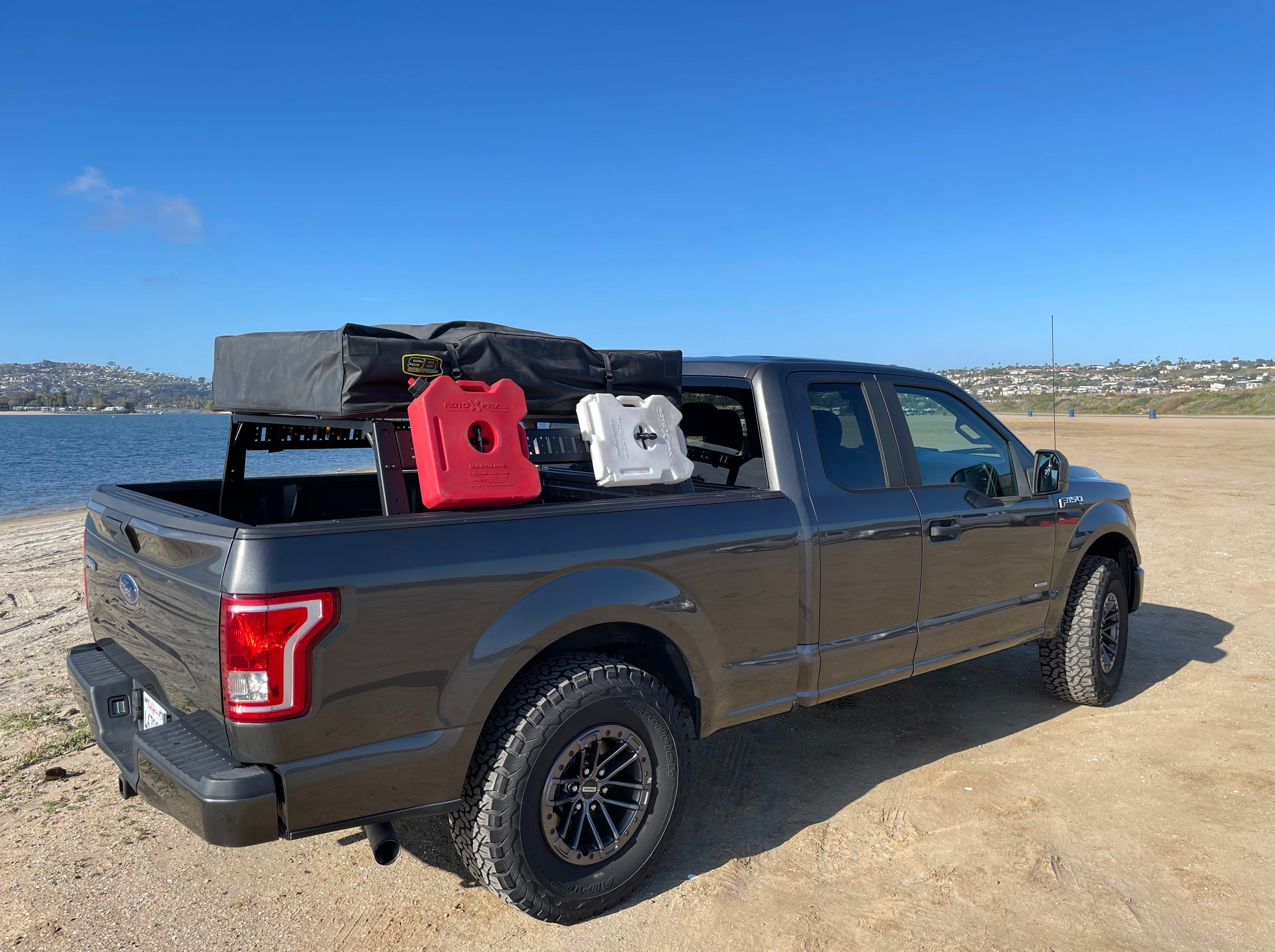 F150 bed rack for roof top tent sale